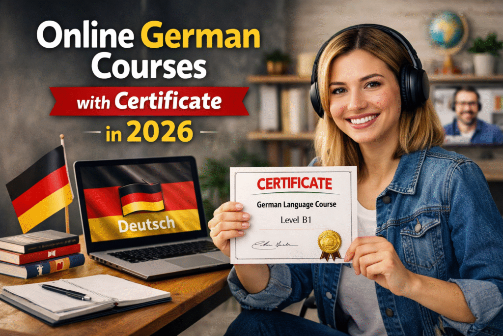 Best Online German Courses with Certificate in 2026 - Germanacharya