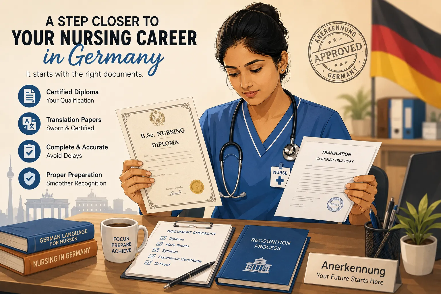 Anerkennung process for Indian nurses document verification Anerkennung process for Indian nurses document verification