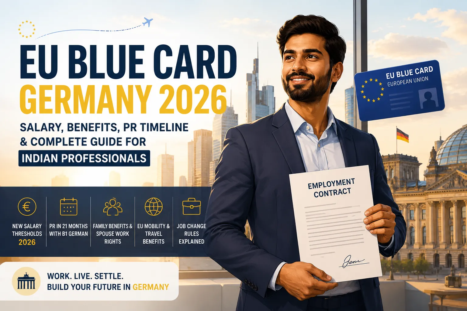 EU Blue Card Germany 2026 signed job contract and salary documents EU Blue Card Germany 2026 signed job contract and salary documents