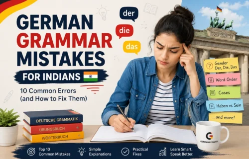 German Grammar Mistakes for Indian Learners