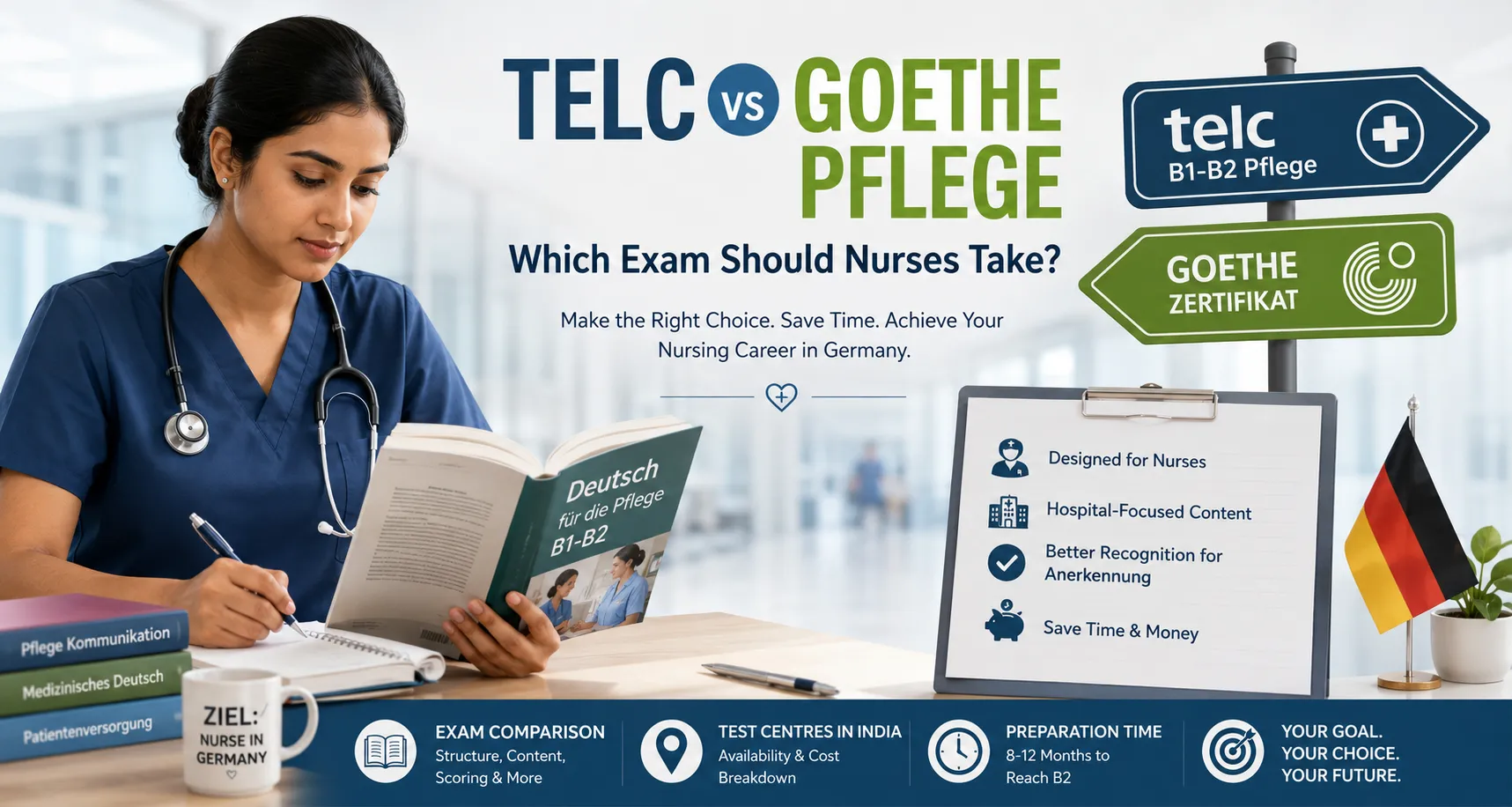 TELC vs Goethe Pflege