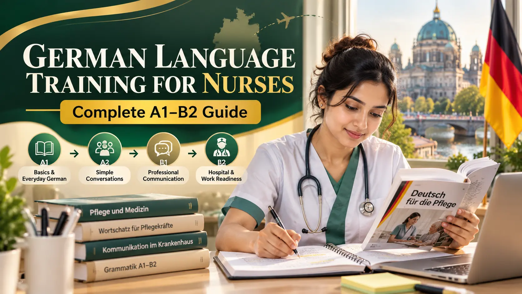German Language Training for Nurses: Complete A1–B2 Guide